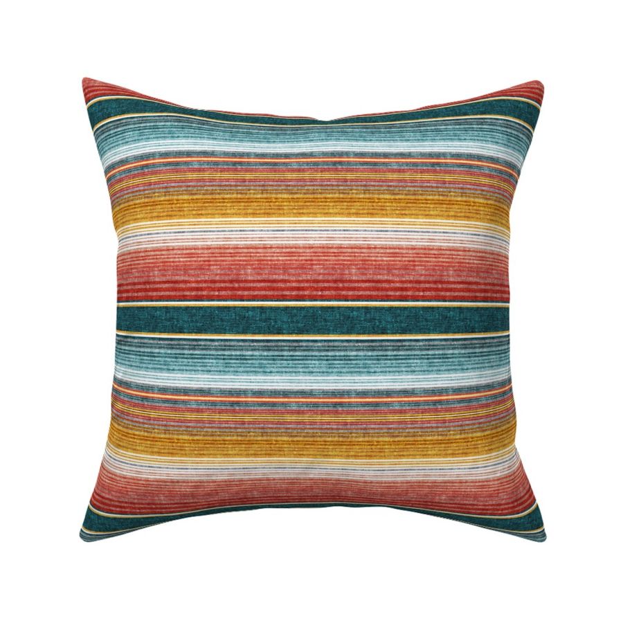 (extra small scale) serape southwest Fabric | Spoonflower