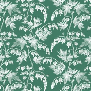 Outline Dicentra Chintz (green) 6"