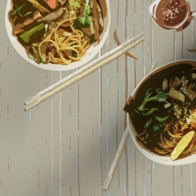 Teriyaki Noodle Bowls