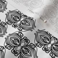 Small BW Damask 2