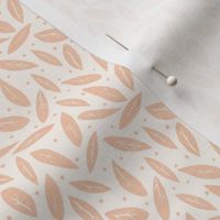 Leaf and Dot in Blush