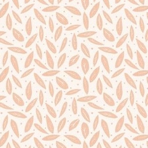 Leaf and Dot in Blush