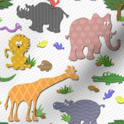 Cute Safari Cutouts
