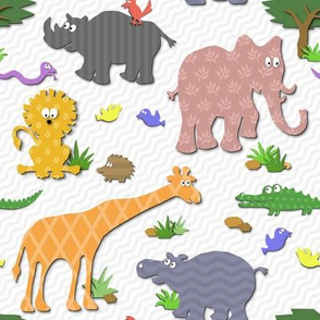 Cute Safari Cutouts