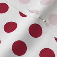 Red dots / white 