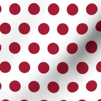 Red dots / white 