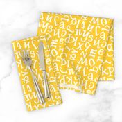  Brush Alphabet :: Yellow Twinkle