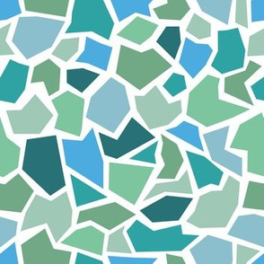 Mosaic - greens