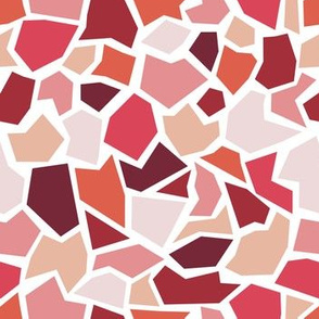 Mosaic - reds