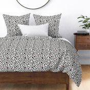 Leopard // White - Animal Print, Cheetah, Earth Tone