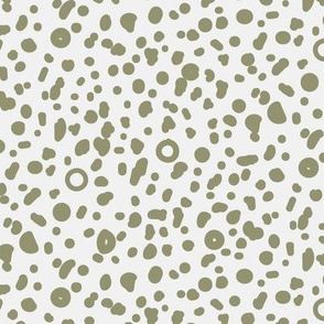 Safari Dots_White_Olive