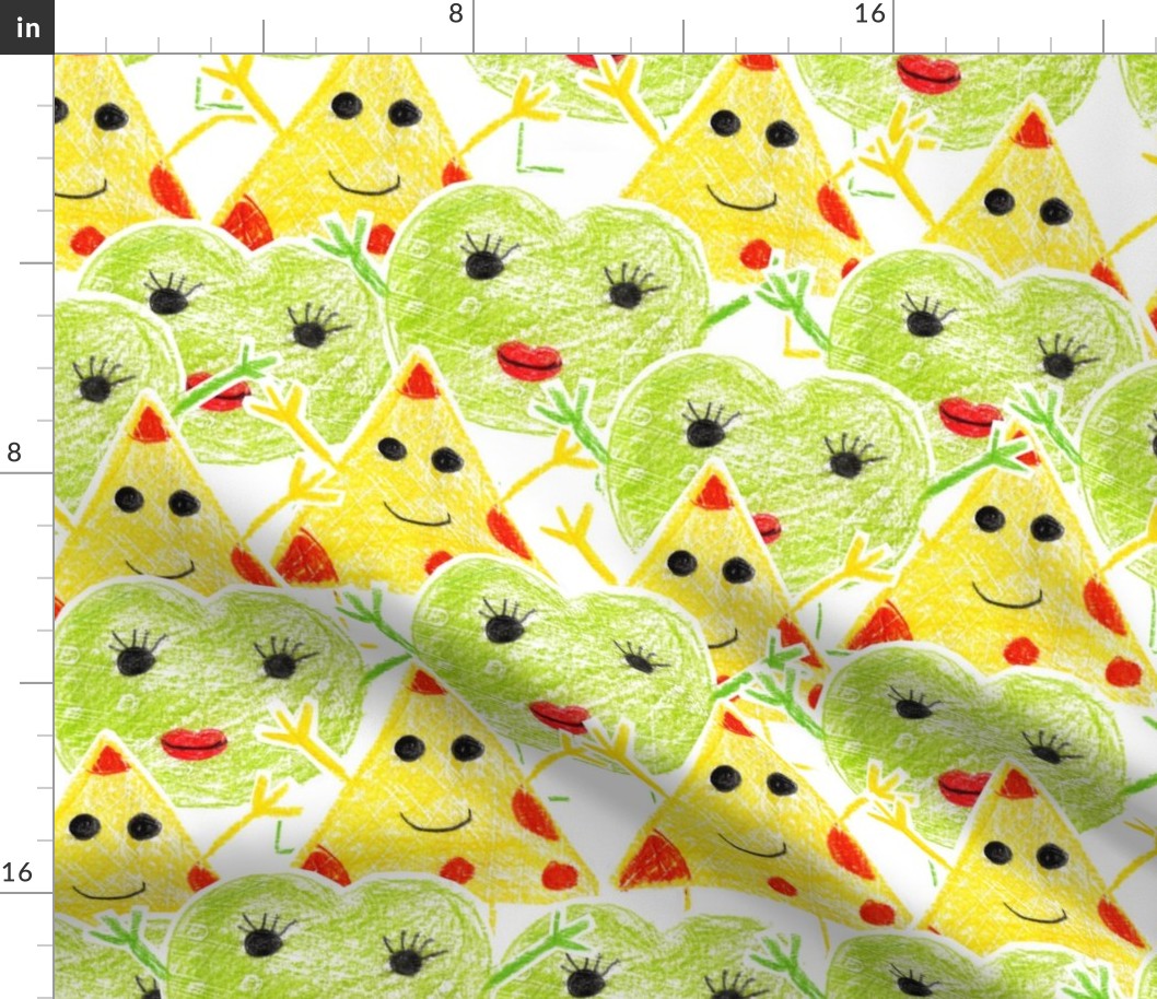 Cheese Jeese Kids Crayon pattern