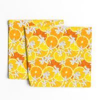 papercut orange blossoms