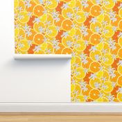 papercut orange blossoms