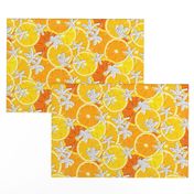 papercut orange blossoms