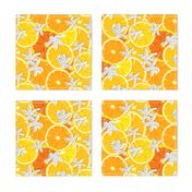 papercut orange blossoms