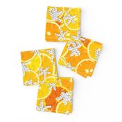 papercut orange blossoms