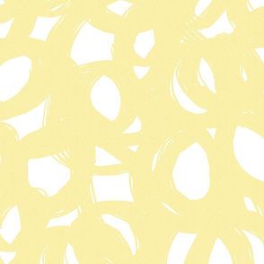 palest yellow scribble-abstract