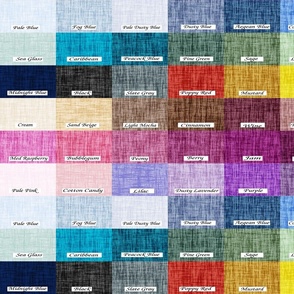 Wallpaper Sampler of Linen Textures Colors