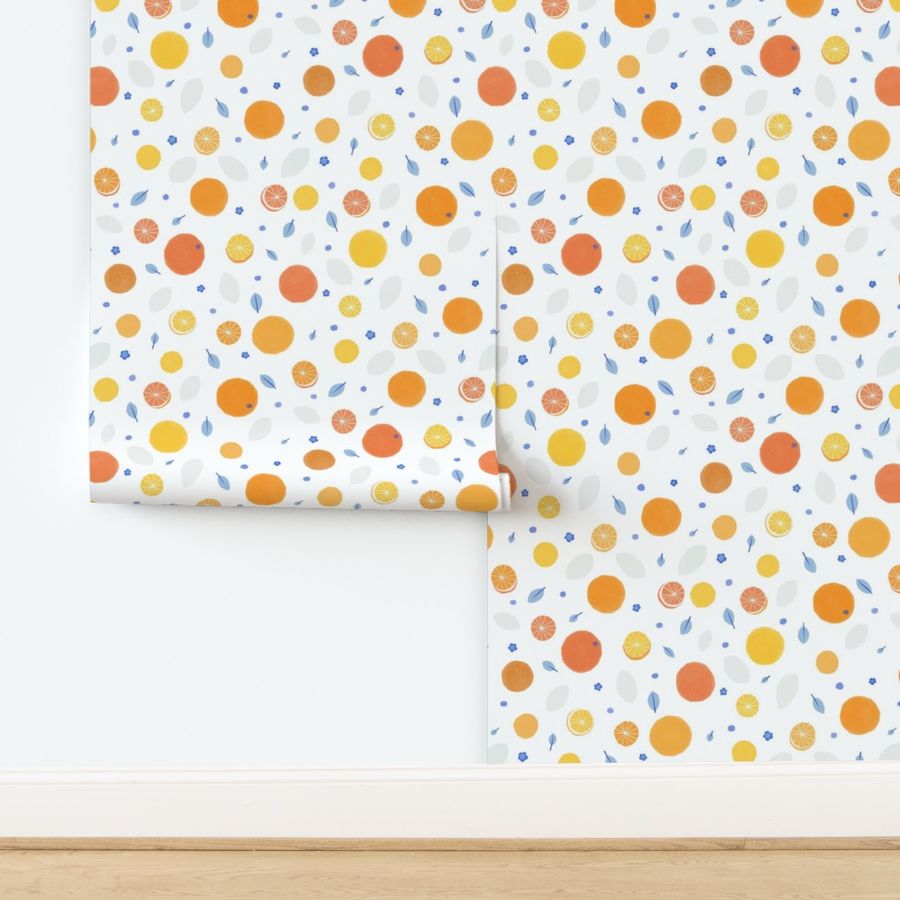 Small Papercut Citrus M+M Yellows by Friztin