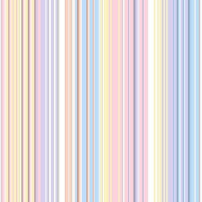 skinny stripes pastels, pink, blue, lavender