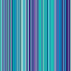 skinny stripes, purple turquoise blue