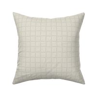 mudcloth basket weave white on linen