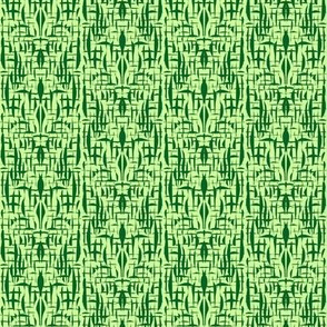 Sketchy Texture of Grape Leaf Green on Pale Green