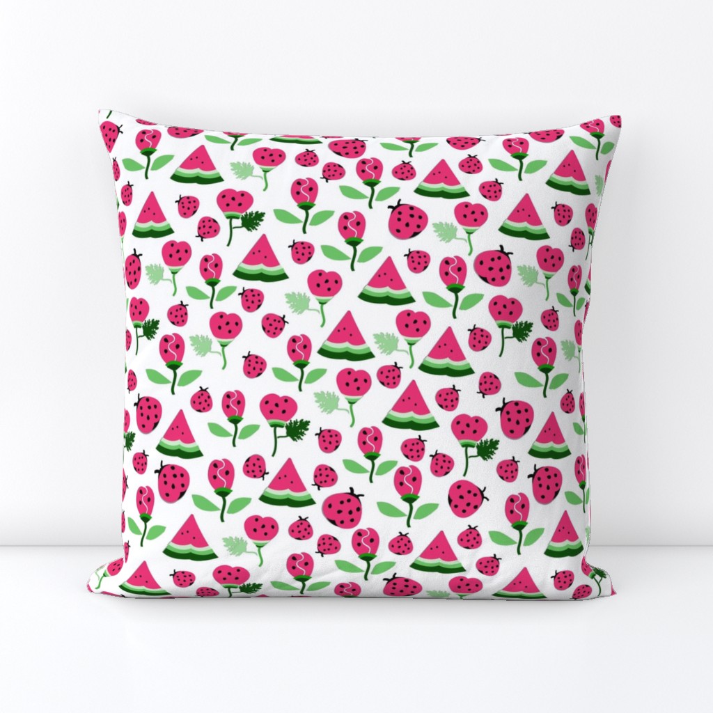 Watermelon Papercut Garden