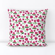 Watermelon Papercut Garden