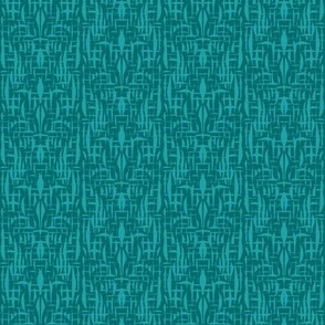 Sketchy Texture of Light Tealy Blue on Pretty Teal