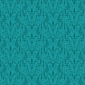 Sketchy Texture of Pretty Teal on Light Tealy Blue