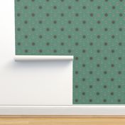 Ships Anchors & Wheels Sea Green