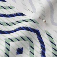 Green stripes geometric 