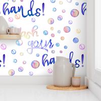wash your hands fabric  //  promoting  health and hygiene !