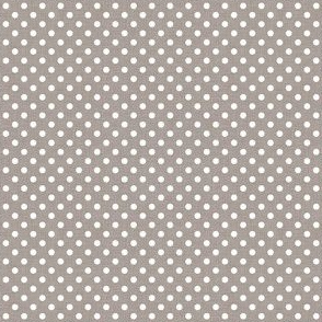 Polka Dot in Ash Linen