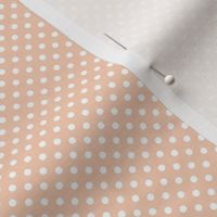 Polka Dot in Blush Linen