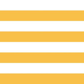 White Yellow 1 Inch Stripes