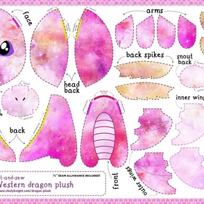 Custom Pink Galaxy Dragon