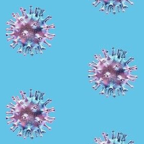 Coronavirus Shutter - Blue