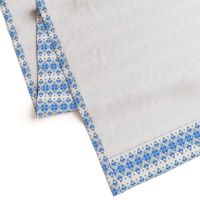 Wellspring - Star Alatyr - Ethno Ukrainian Traditional Pattern - Slavic Symbol - Small Blue