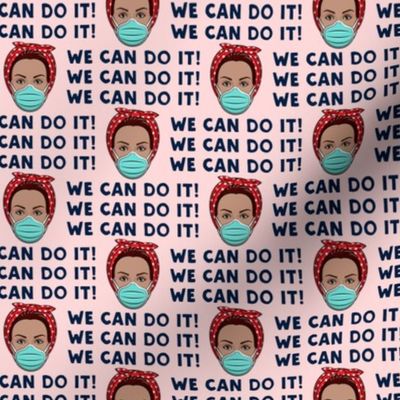 Rosie Nurse - we can do it! - pink v2 - LAD20