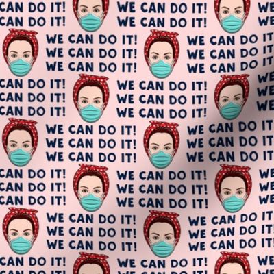 Rosie Nurse - we can do it! - pink - LAD20