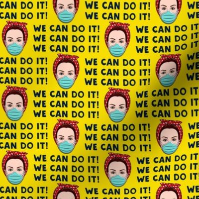 Rosie Nurse - we can do it! - yellow - LAD20