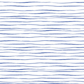 Blue Painted Stripes