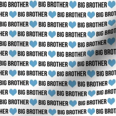 big brother fabric - big brother blue heart