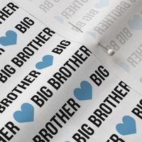 big brother fabric - big brother blue heart