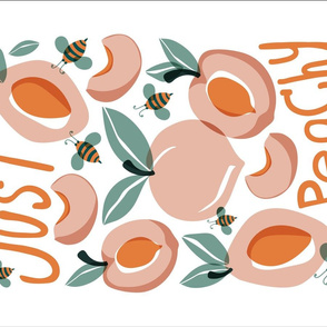 Just Peachy Tea Towel