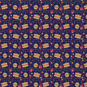 Outer Space BBQ Dark Blue