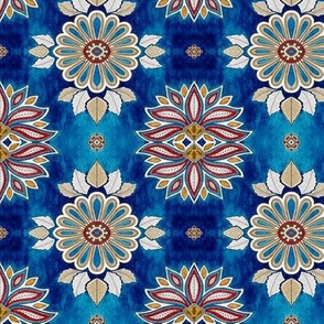 MINI Moroccan Floral - sapphire